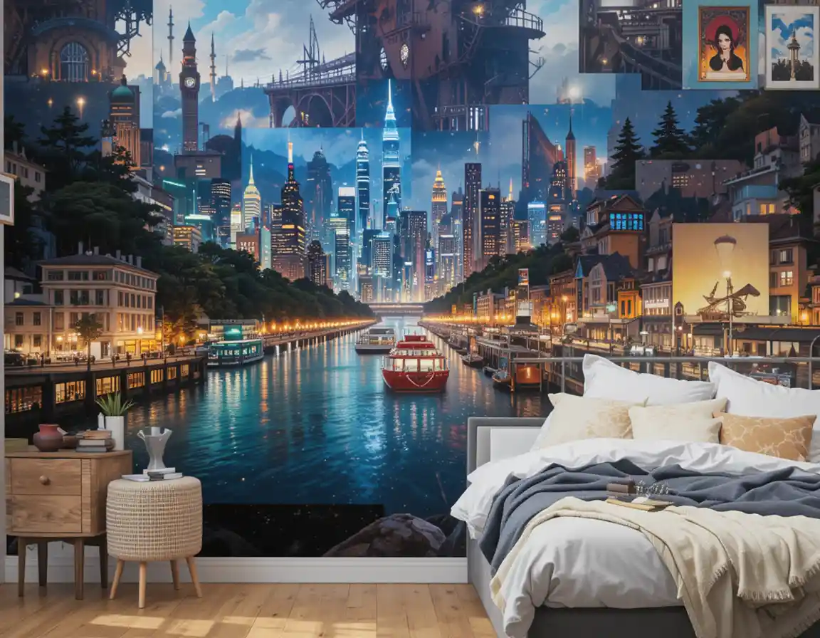 Wall Mural Collages